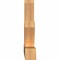 Ekena Millwork Saratoga Smooth Timber Gable Bracket, Western Red Cedar, 96"W x 32"H x 5 1/2"D x 5 1/2"F, 8/12 Pitch GBW096X32X0606SAR00SWR - alternate 2